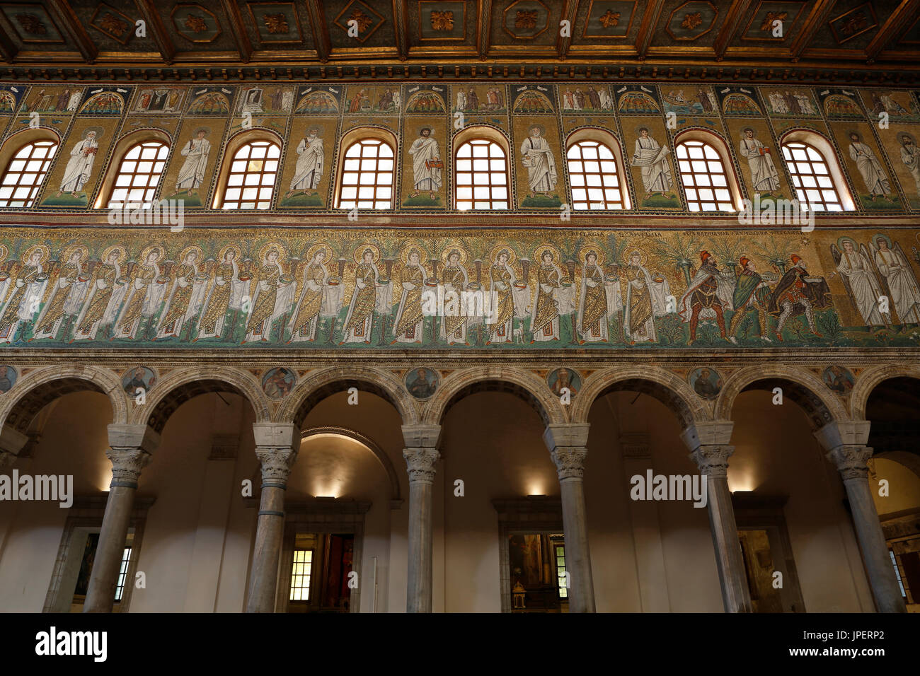 Parete treno mosaico dei martiri, Basilica Chiesa di Sant'Apollinare