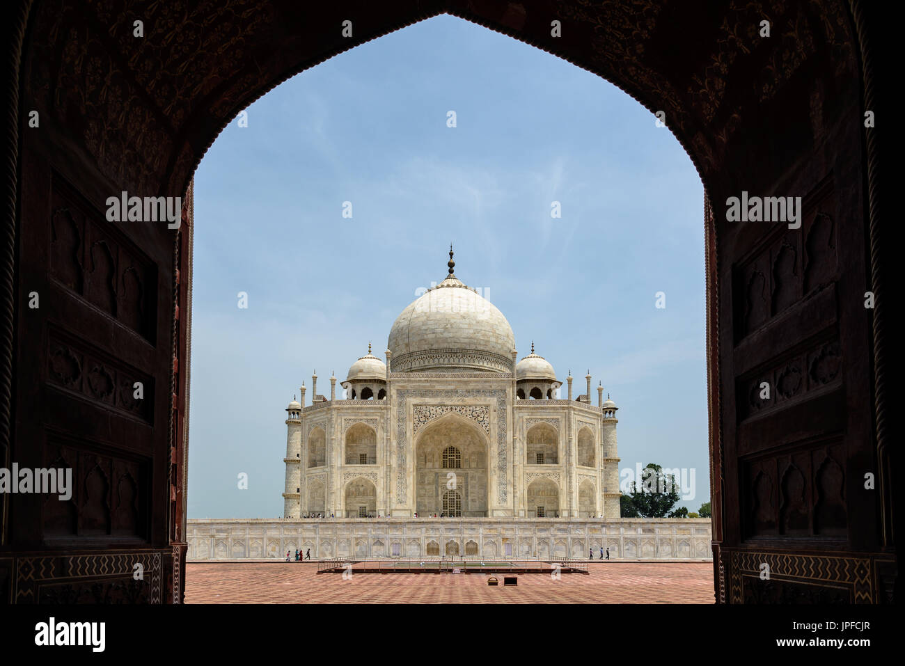 Taj Mahal, Agra, India Foto Stock
