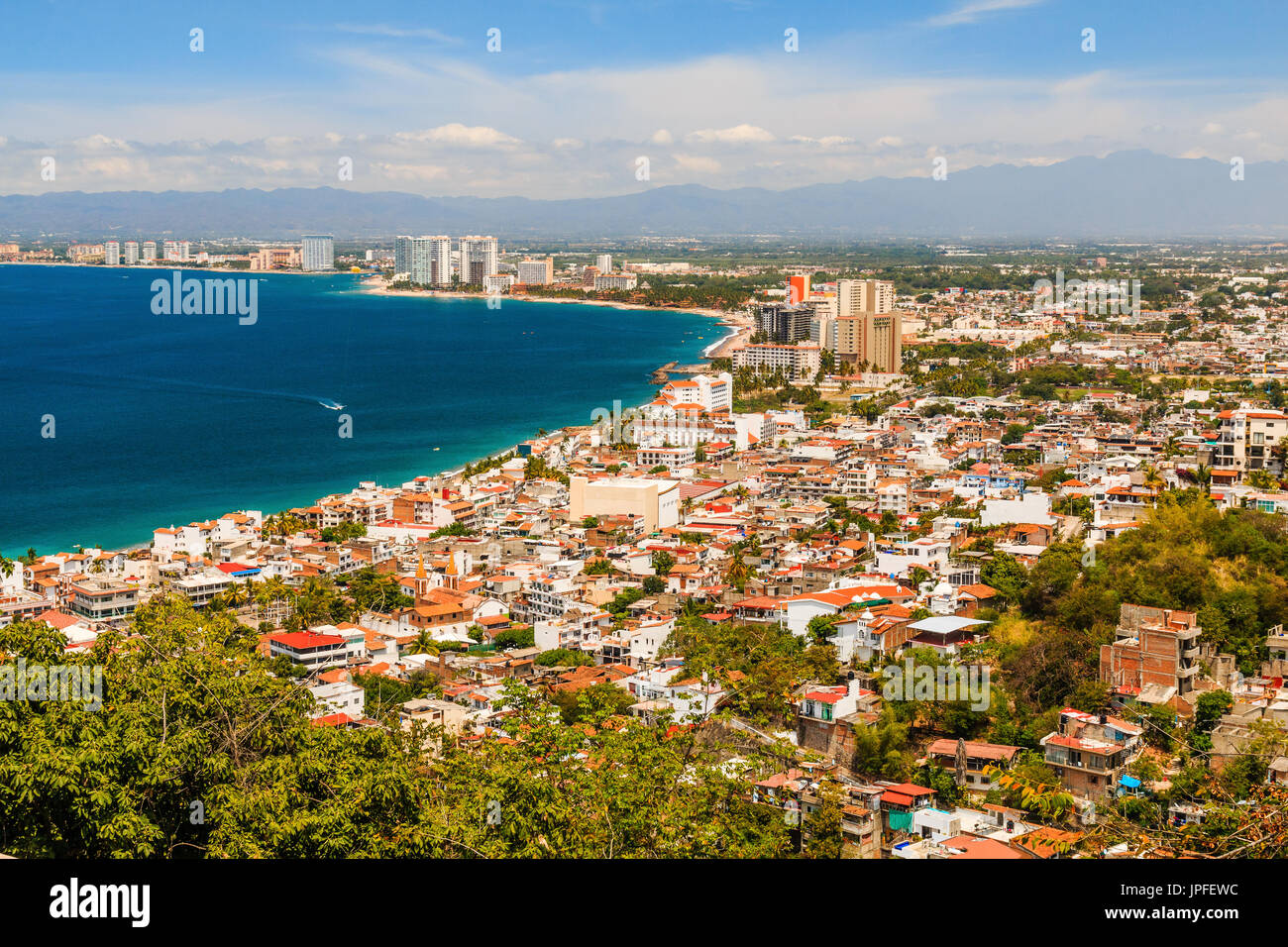 Puerto Vallarta, Messico.vista panoramica di Puerto Vallarta, Messico Foto  stock - Alamy