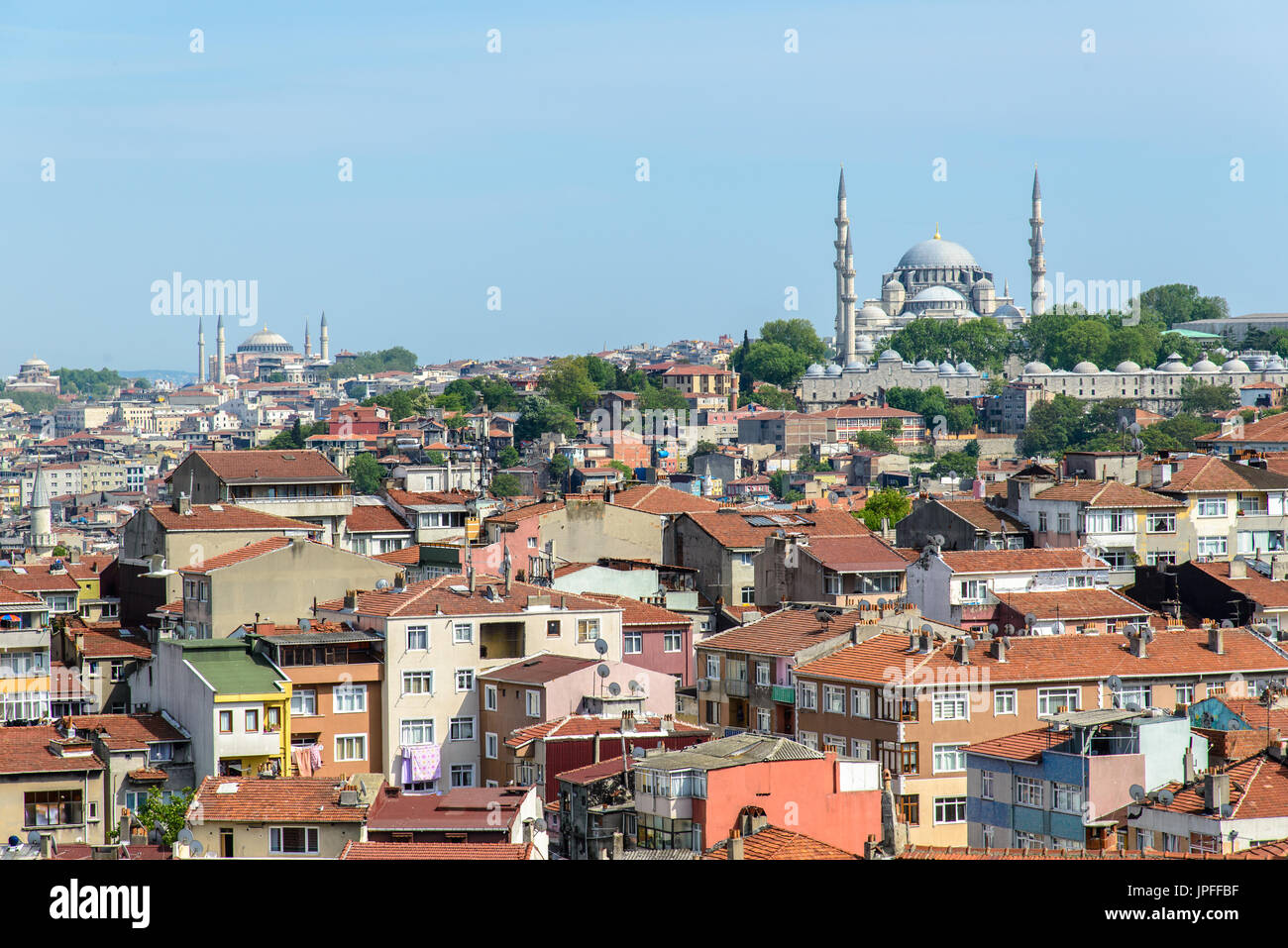 Skyline di Istanbul, Turchia Foto Stock