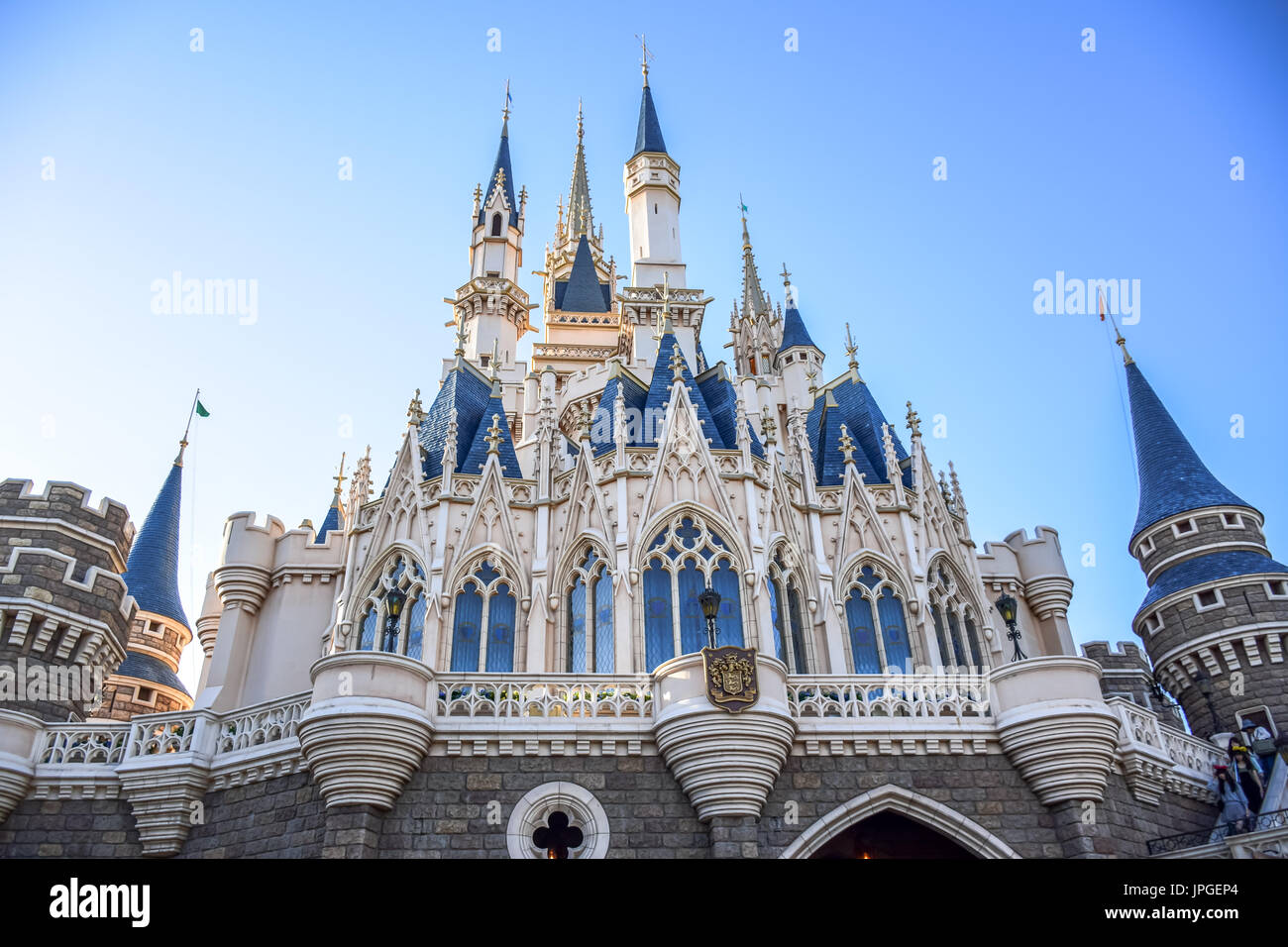 Tokyo Disneyland Cinderella Castle Foto Stock