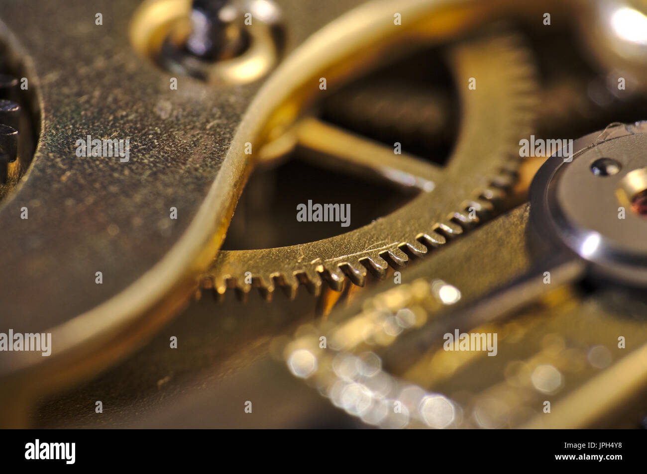 Antico orologio da tasca meccanismo. steampunk e tema industriale Foto  stock - Alamy