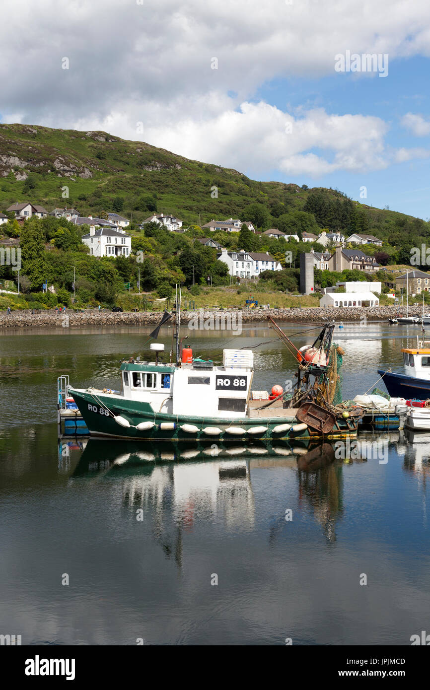 Tarbert Villaggio di Pescatori, Loch Fyne, Scotland, Regno Unito Foto Stock