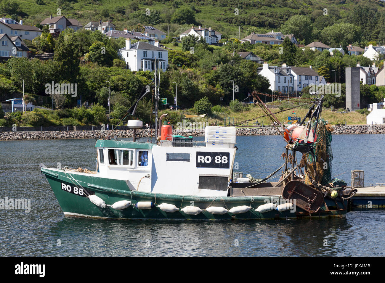 Tarbert Villaggio di Pescatori, Loch Fyne, Scotland, Regno Unito Foto Stock