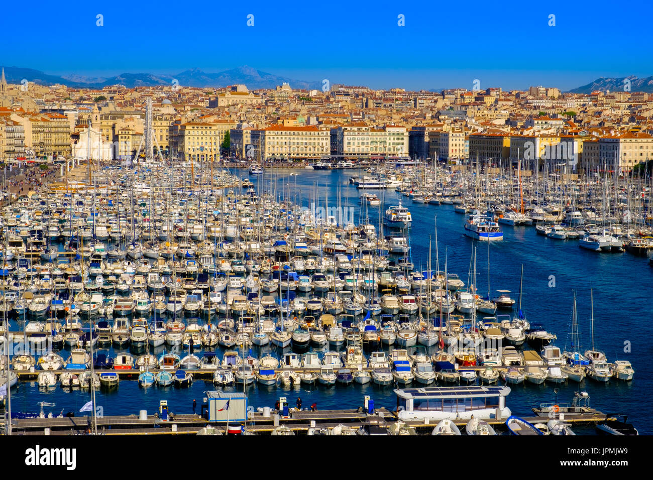 Marsiglia, le Vieux Port, Provenza Francia Foto Stock
