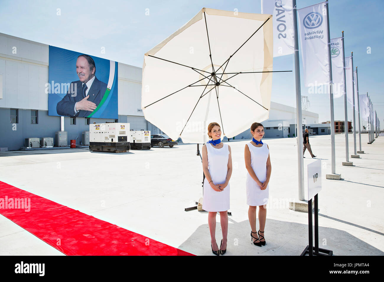Lancio ufficiale della Skoda Octavia modello in produzione Relizane Foto Stock