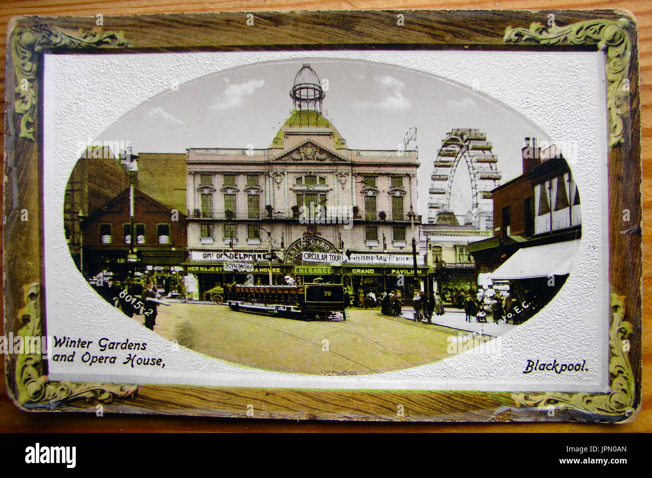 Winter Gardens e Opera House di Blackpool, Lancashire Foto Stock