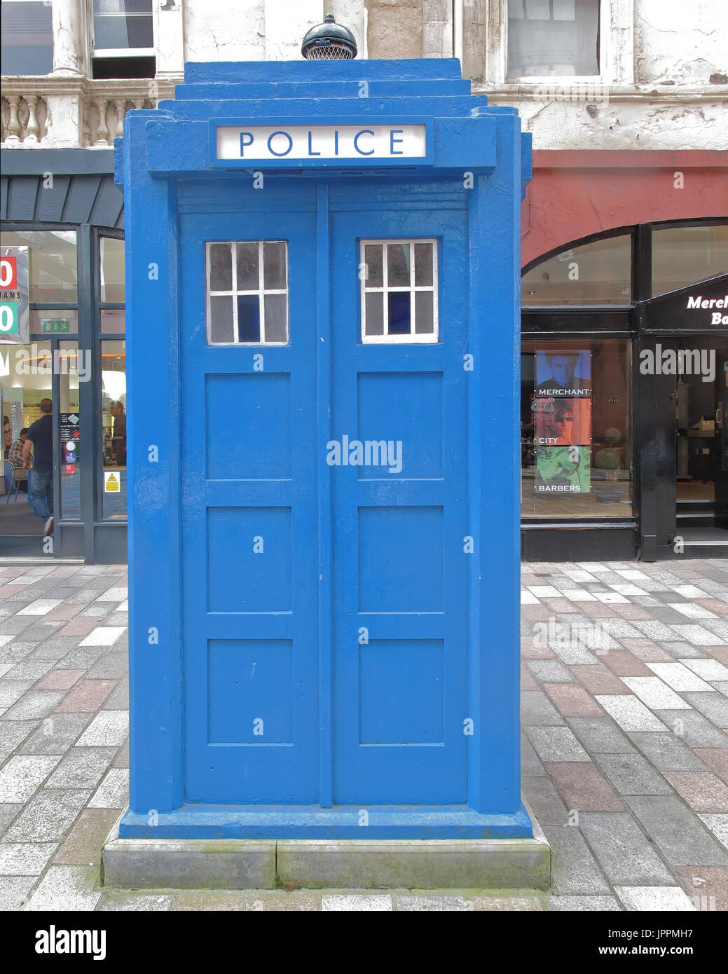 Nice clean perfetto blu tardis polizia casella telefono Foto Stock