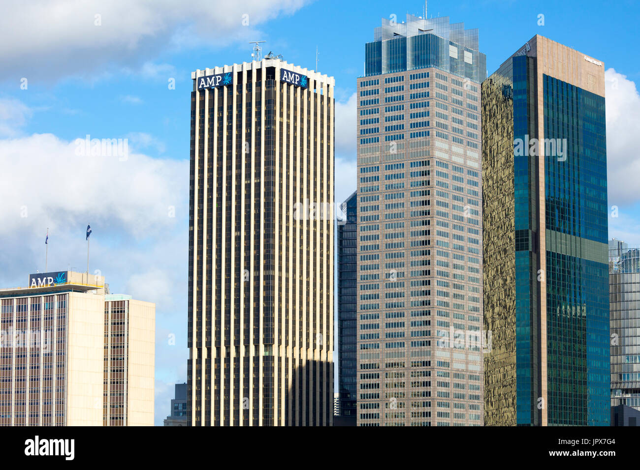 Alto edificio di uffici e di spazio aziendale a Sydney nel quartiere centrale degli affari del centro della città di Sydney, Australia Foto Stock
