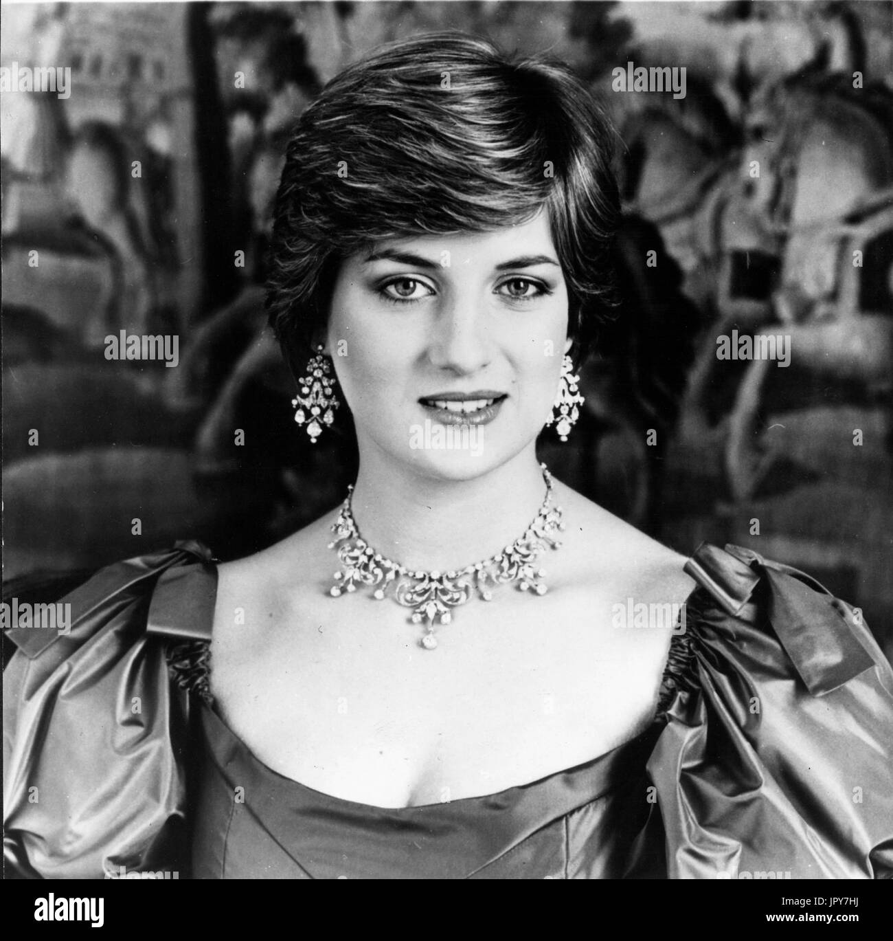 Agosto 31, 2017 segna 20 anni poiché la principessa Diana la morte. Diana Principessa di Galles è morto da gravi incidenti nelle prime ore del 31 agosto 1997 dopo un incidente di macchina in Parigi. Nella foto: Luglio 29, 1981 - Londra, Inghilterra, Regno Unito - S.a.r. il principe Charles e Lady Diana Spencer il giorno dopo il suo giorno di nozze, la Principessa Diana a San Paolo Catherdral. Credito: KEYSTONE Pictures USA/ZUMAPRESS.com/Alamy Live News Foto Stock