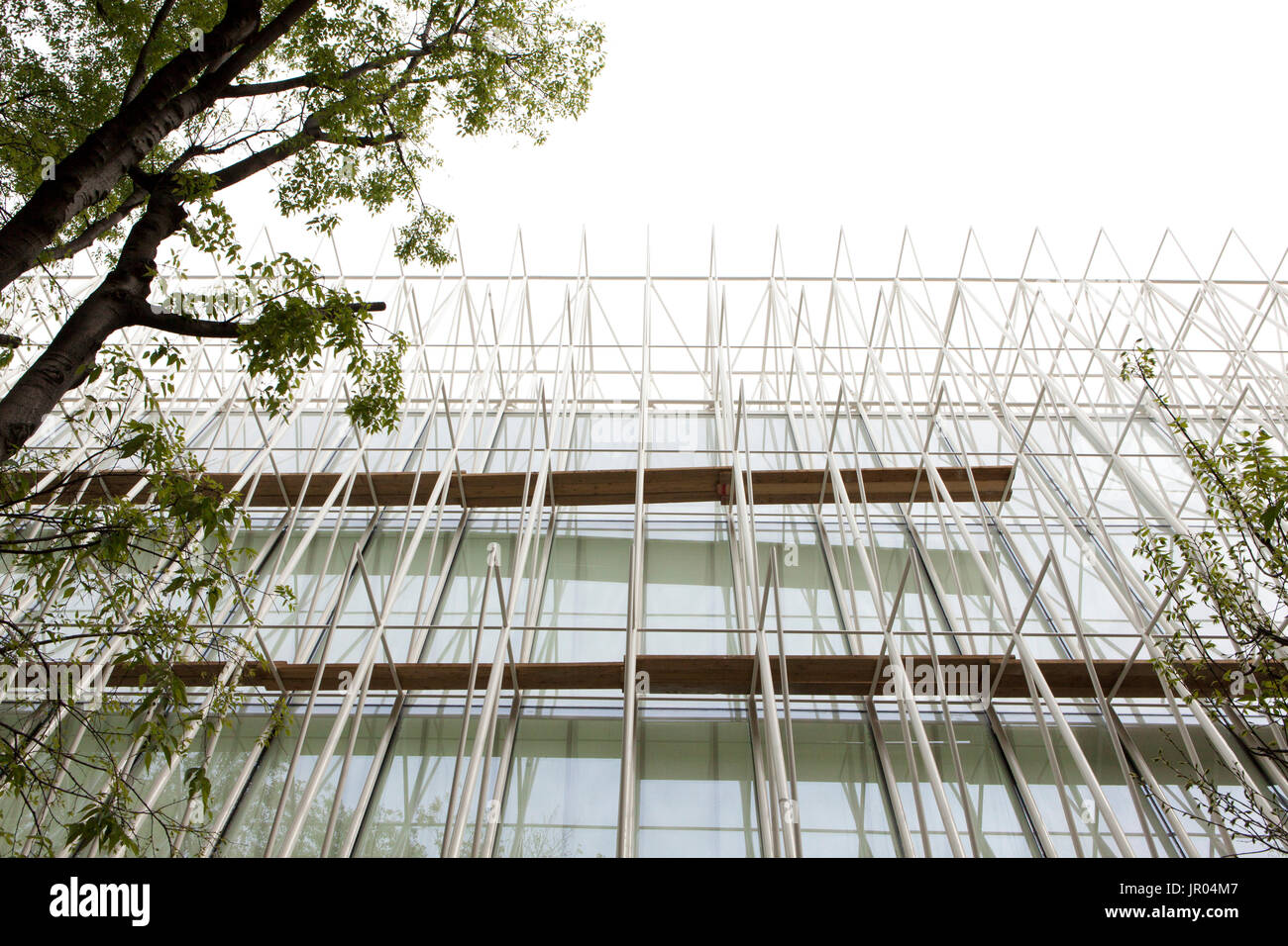 Cantiere expo gate, progetto infopoint Milano Expo 2015 Foto Stock