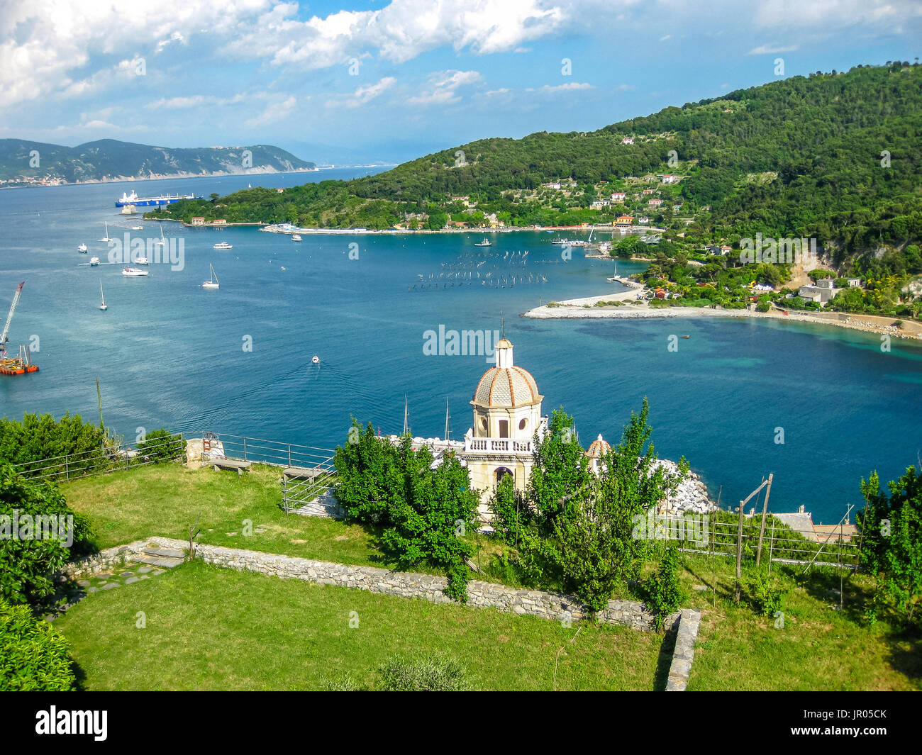 Golfo dei Poeti panorama Foto Stock