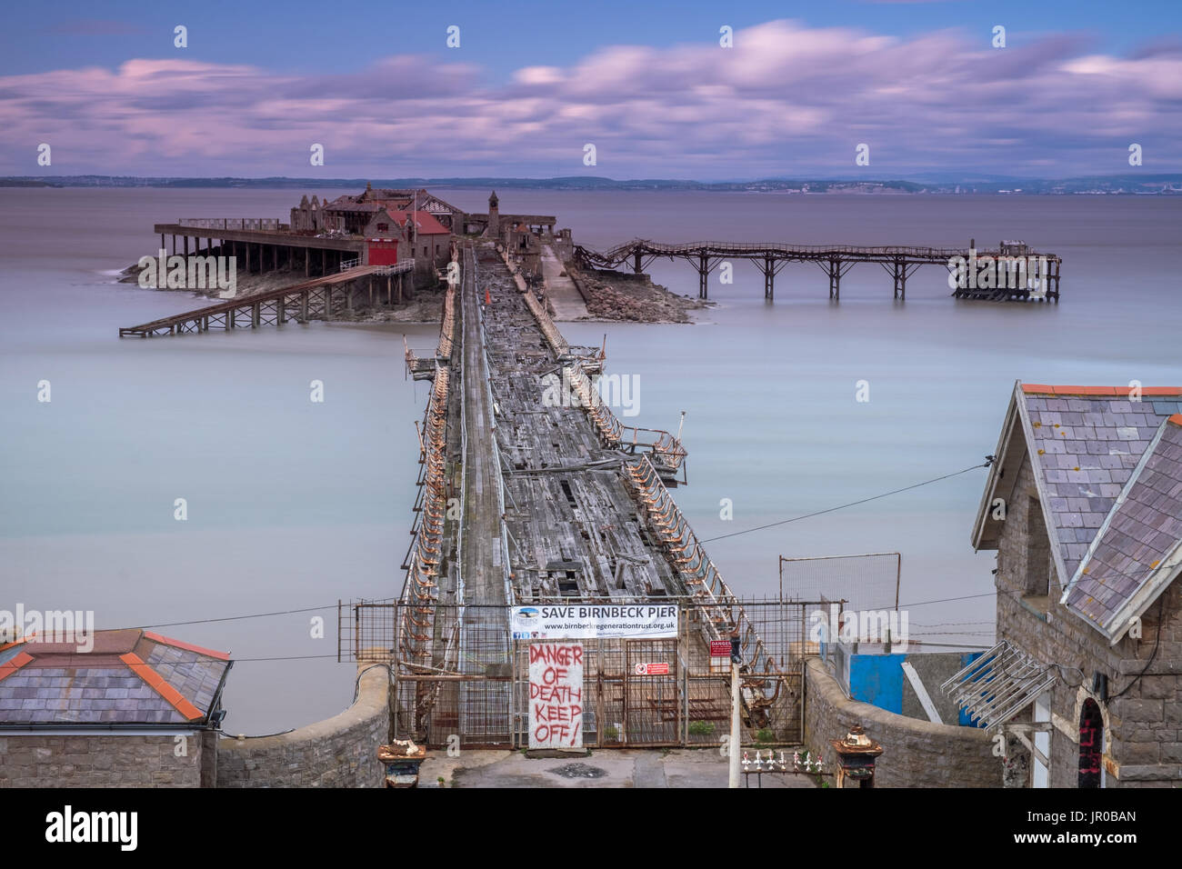 Birnbeck Pier vicino a Weston super Mare Foto Stock