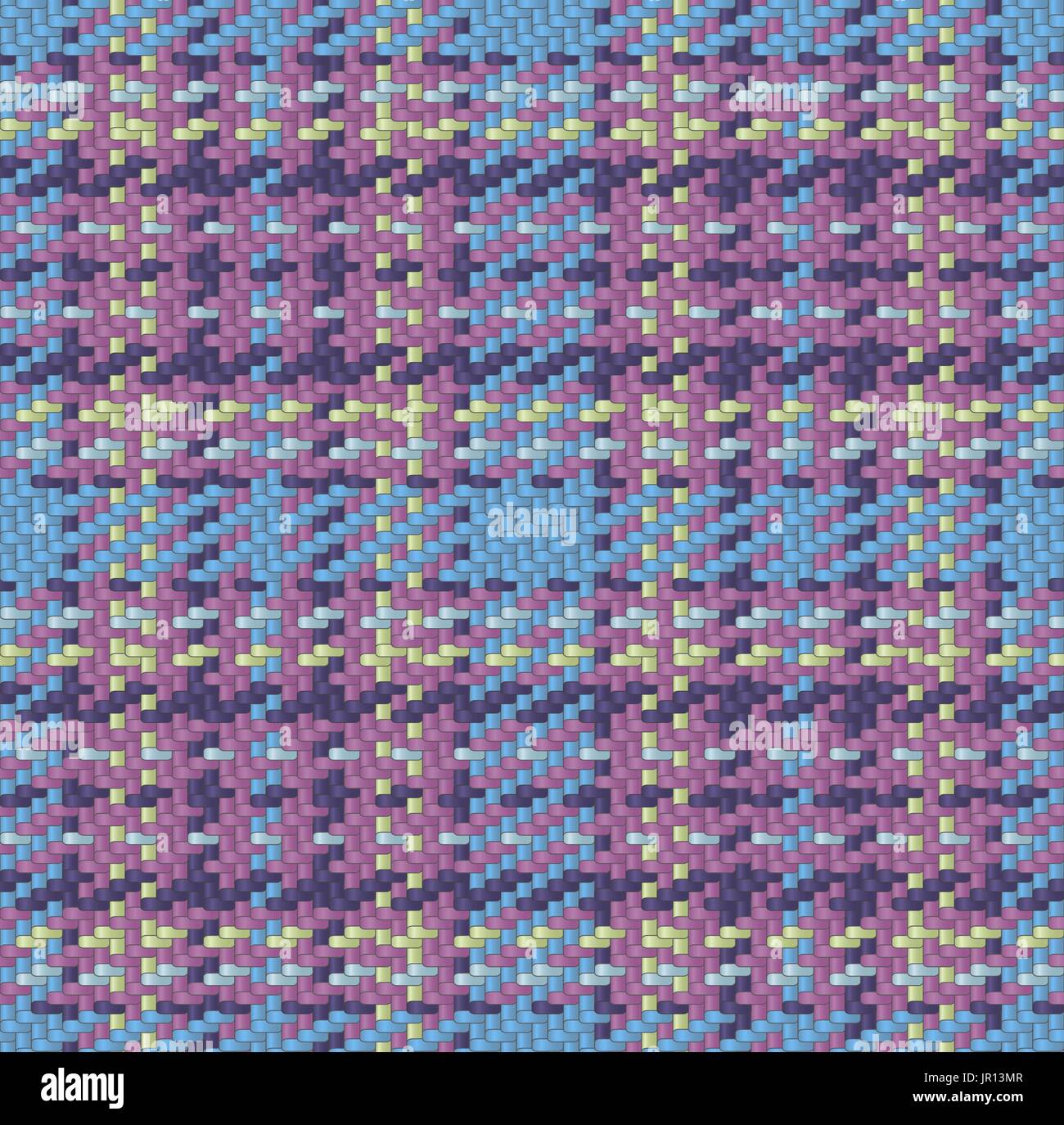 Seamless materiale controllato pattern, tartan e plaid tessuto sfondo Illustrazione Vettoriale