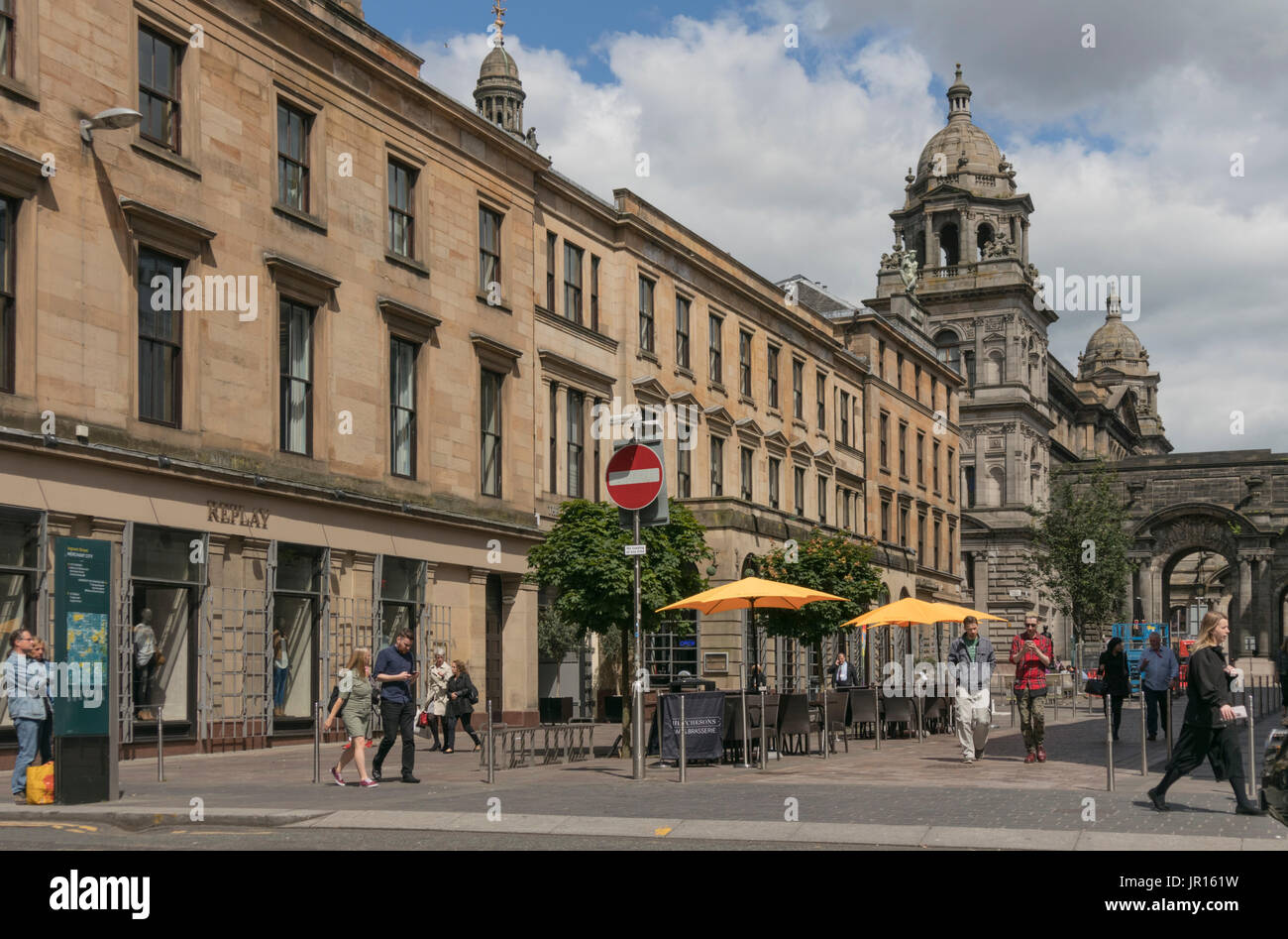 Centro italiano di Glasgow, Scotland, Regno Unito Foto Stock