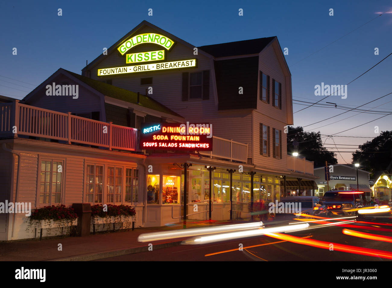 L'oro negozio di caramelle e luncheonette, 2 Railroad Ave, York Beach, ME 03910 Foto Stock