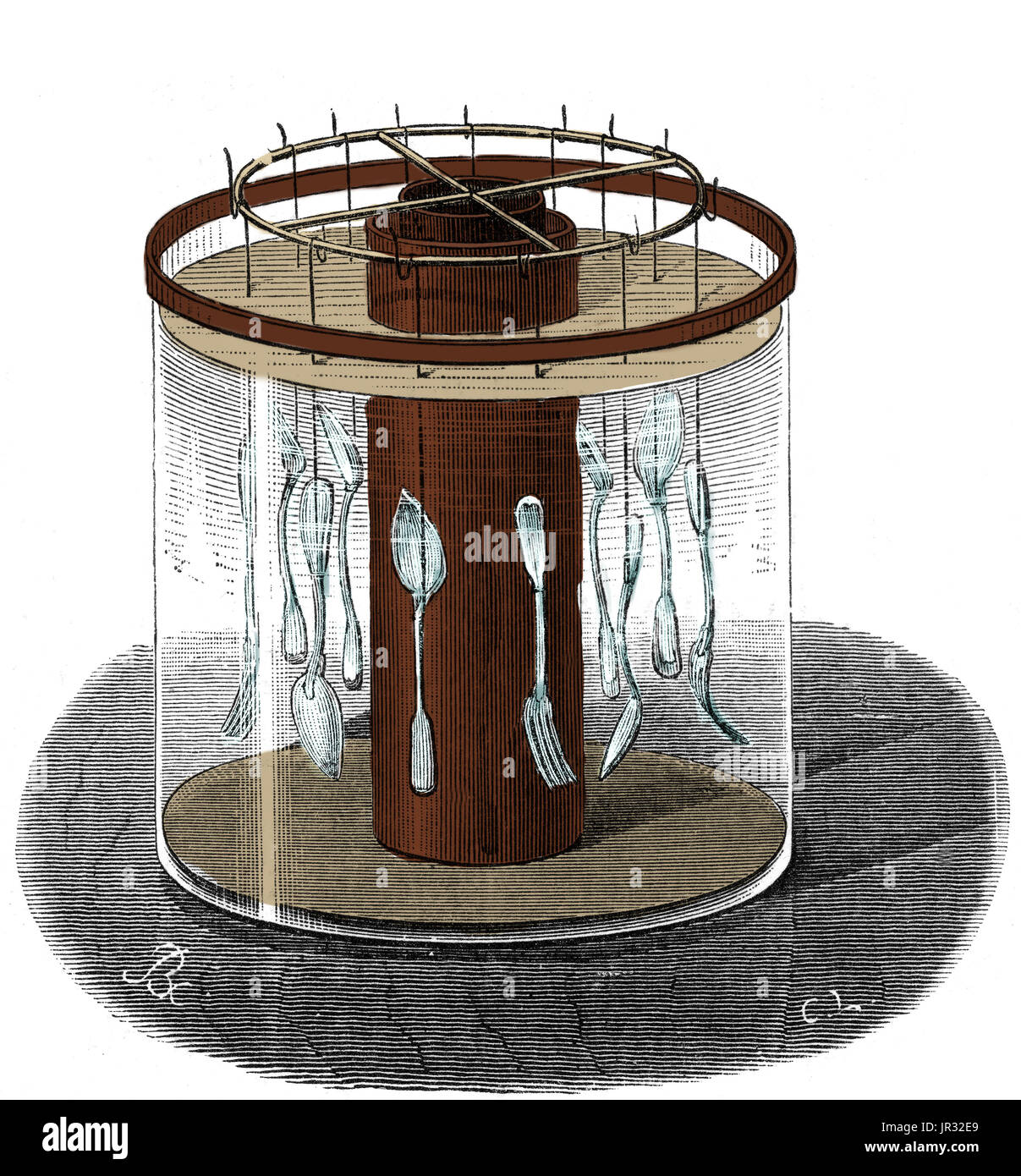 Linea Galvanica Attrezzature Placcatura In Metallo Automatico Cremagliera Person