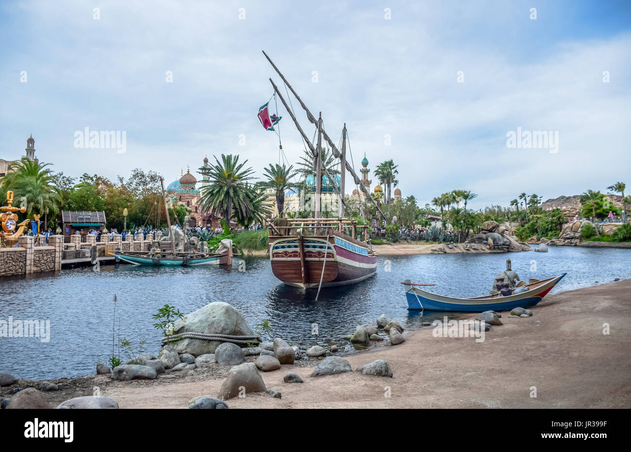 CHIBA, Giappone: Arabian Coast area di attrazione a Tokyo Disneysea situato in Urayasu, Chiba, Giappone Foto Stock