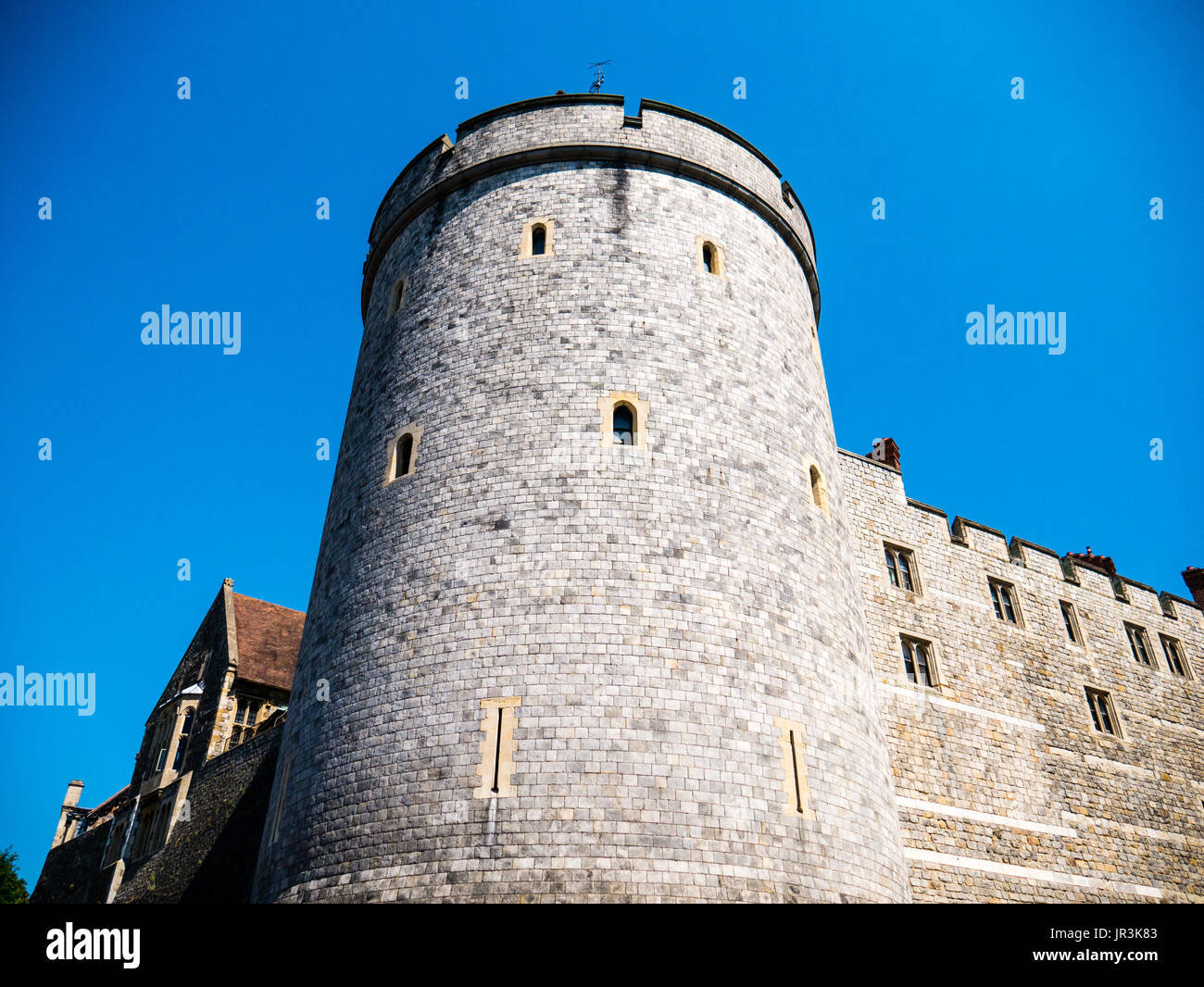 Il Castello di Windsor, Windsor, Inghilterra, Berkshire Foto Stock