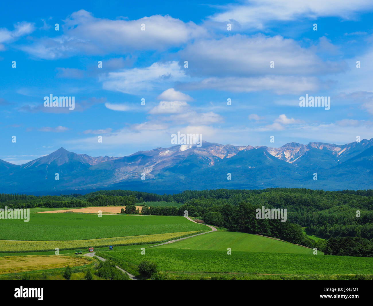 Mt. Tokachi, Hokkaido, Giappone Foto Stock