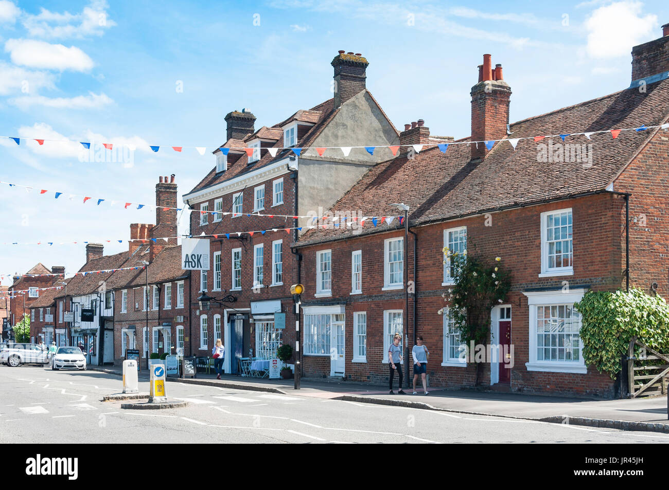 Edifici del periodo su Broadway, Old Amersham, Buckinghamshire, Inghilterra, Regno Unito Foto Stock
