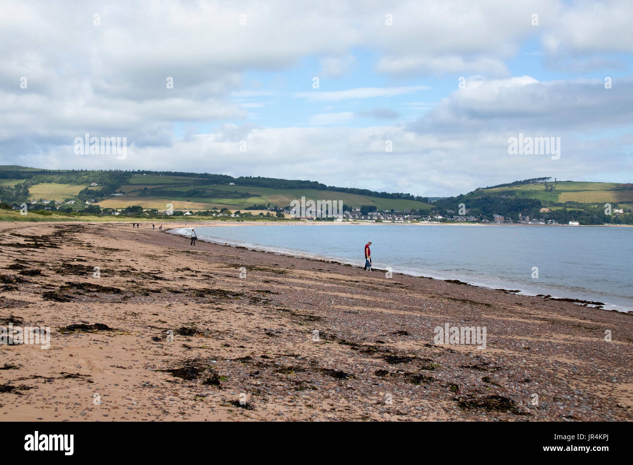 Moray Firth dal punto Chanonry, Scozia Foto Stock