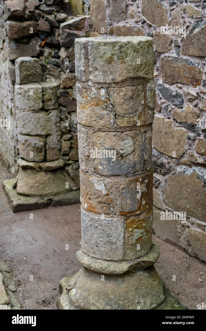 Dunluce Castle, Irlanda del Nord Foto Stock
