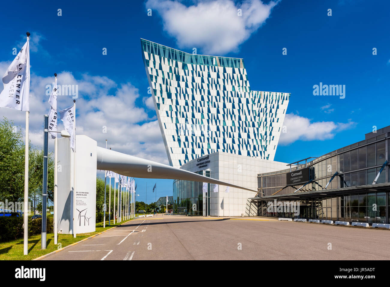 AC Bella Sky Hotel Marriott e Comwell Convention Center nel distretto di Orestad ad di Copenhagen DANIMARCA Foto Stock