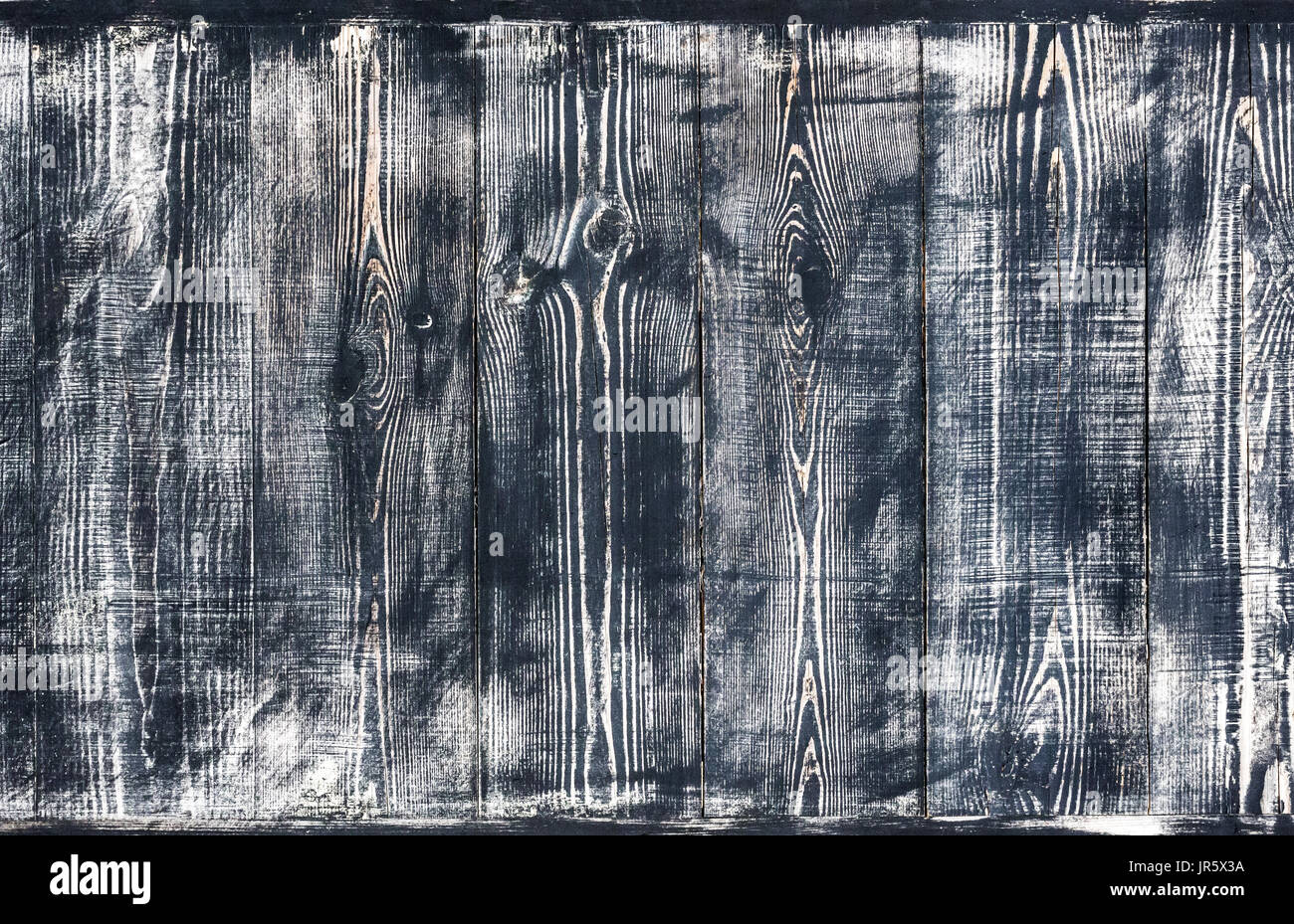 Bianco e nero lo sfondo di legno, graffiato texture di legno Foto Stock