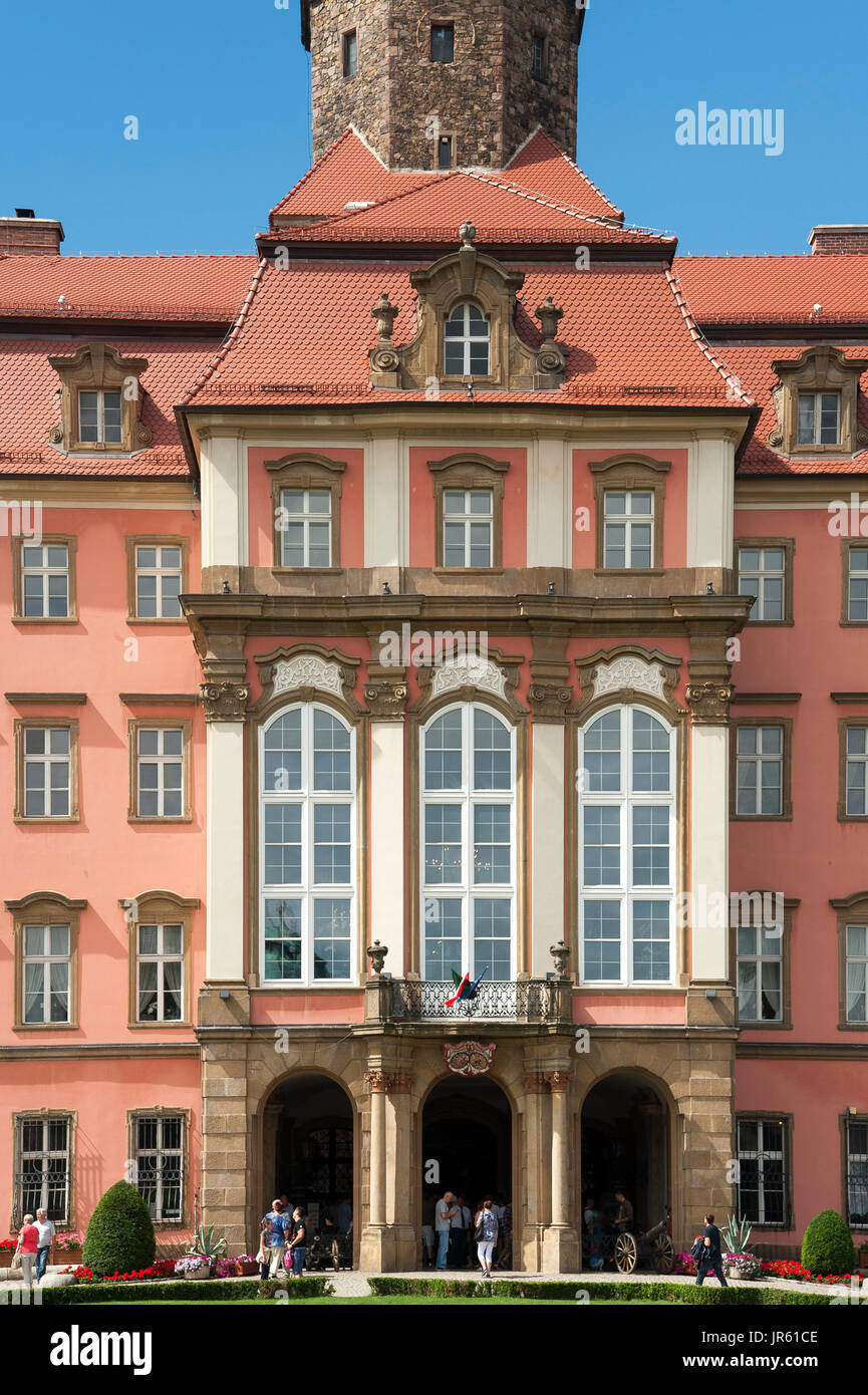 Il castello di Ksiaz in Walbrzych, Polonia. 29 luglio 2016 © Wojciech Strozyk / Alamy Stock Photo Foto Stock