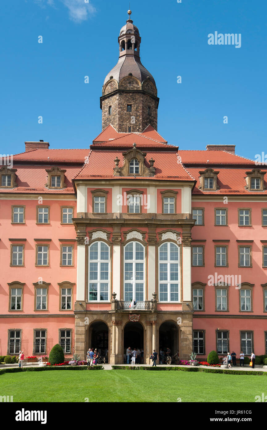 Il castello di Ksiaz in Walbrzych, Polonia. 29 luglio 2016 © Wojciech Strozyk / Alamy Stock Photo Foto Stock