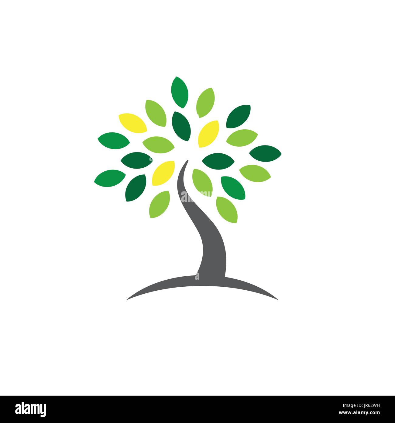 Ancestry / Icona genealogia w Family Tree Illustrazione Vettoriale