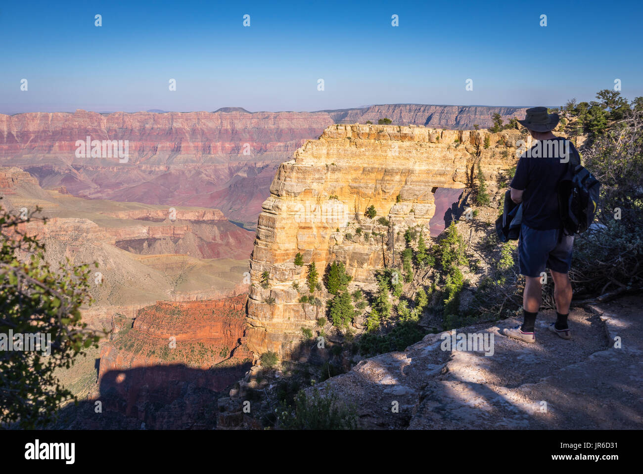 Angelo della finestra, il Parco Nazionale del Grand Canyon, Arizona, America, STATI UNITI D'AMERICA Foto Stock