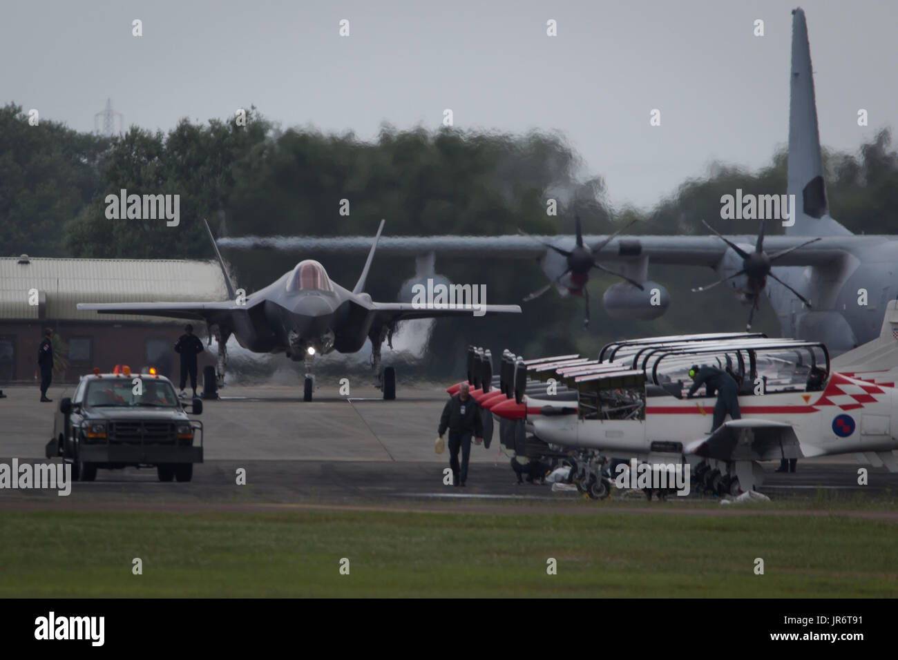 Fairford International Air Tattoo RIAT 2016 velivoli a getto Foto Stock