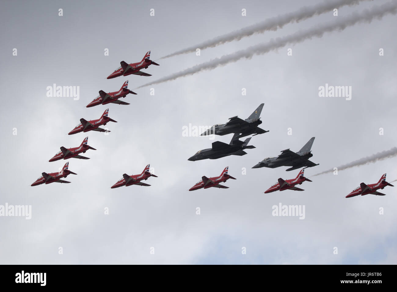Fairford International Air Tattoo RIAT 2016 velivoli a getto Foto Stock