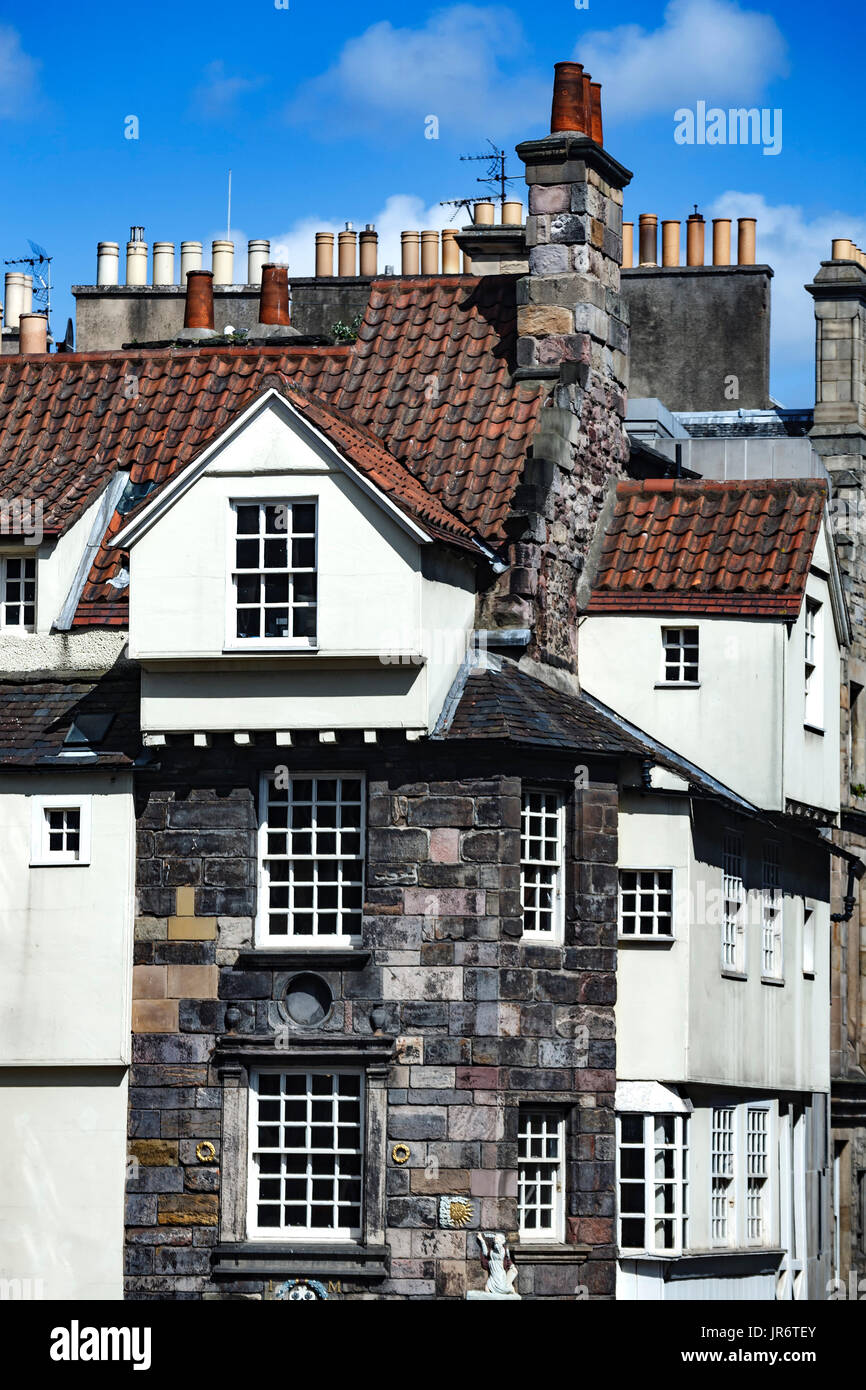 La Casa di John Knox, Edimburgo, Scozia, Regno Unito Foto Stock