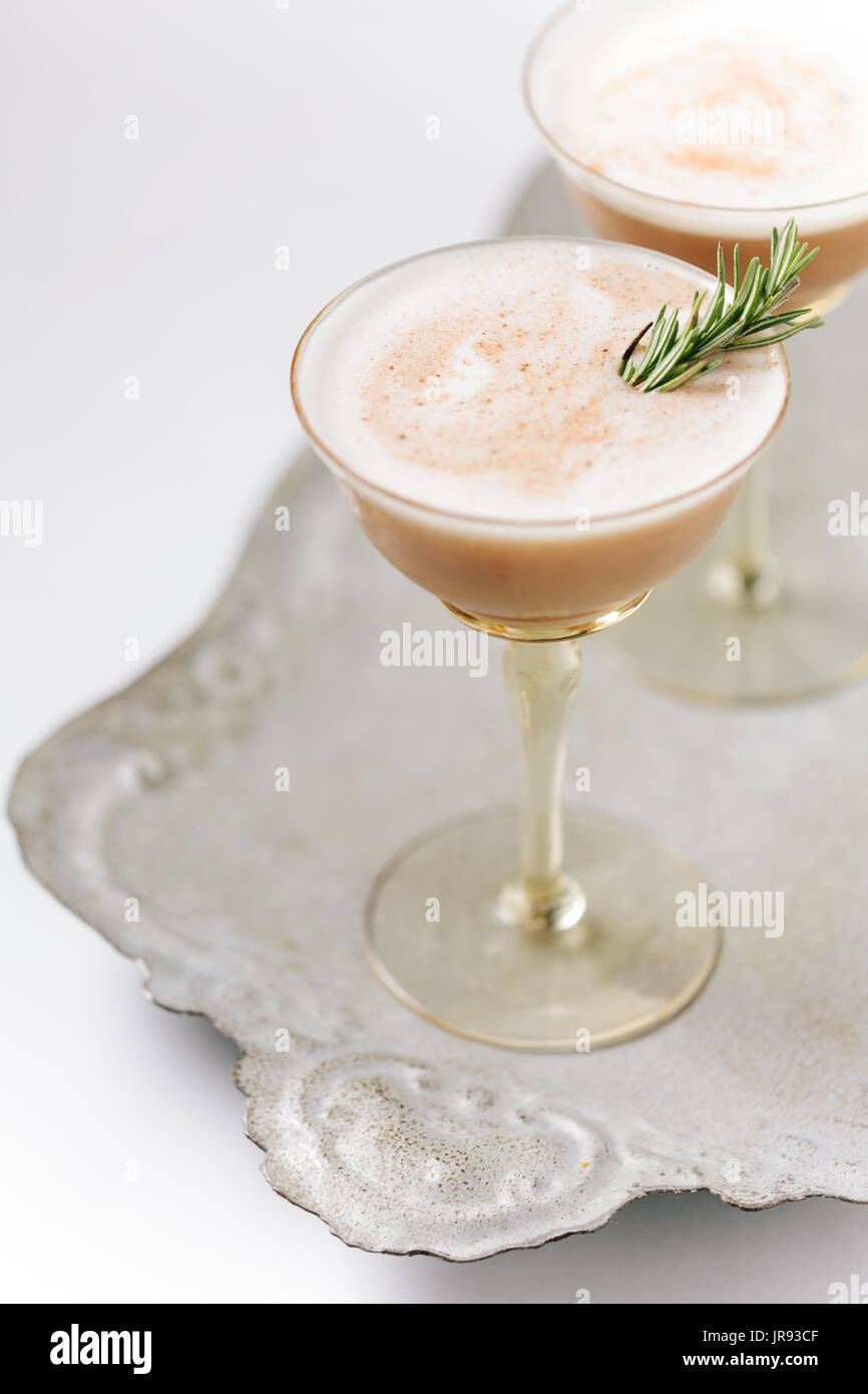 Chocolate Martini cocktail Foto Stock