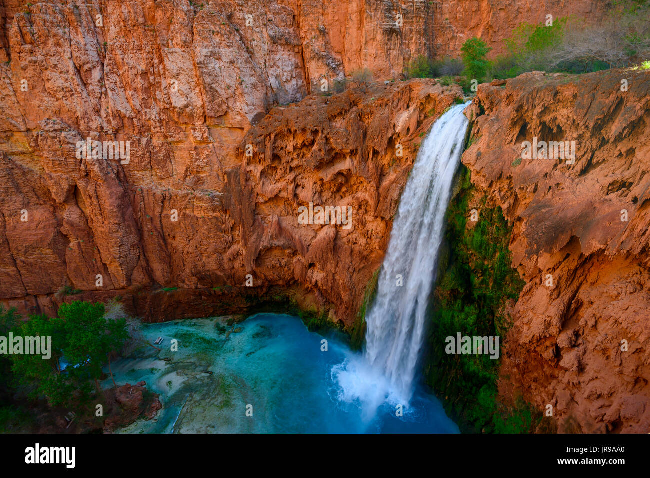 Mooney Falls Foto Stock