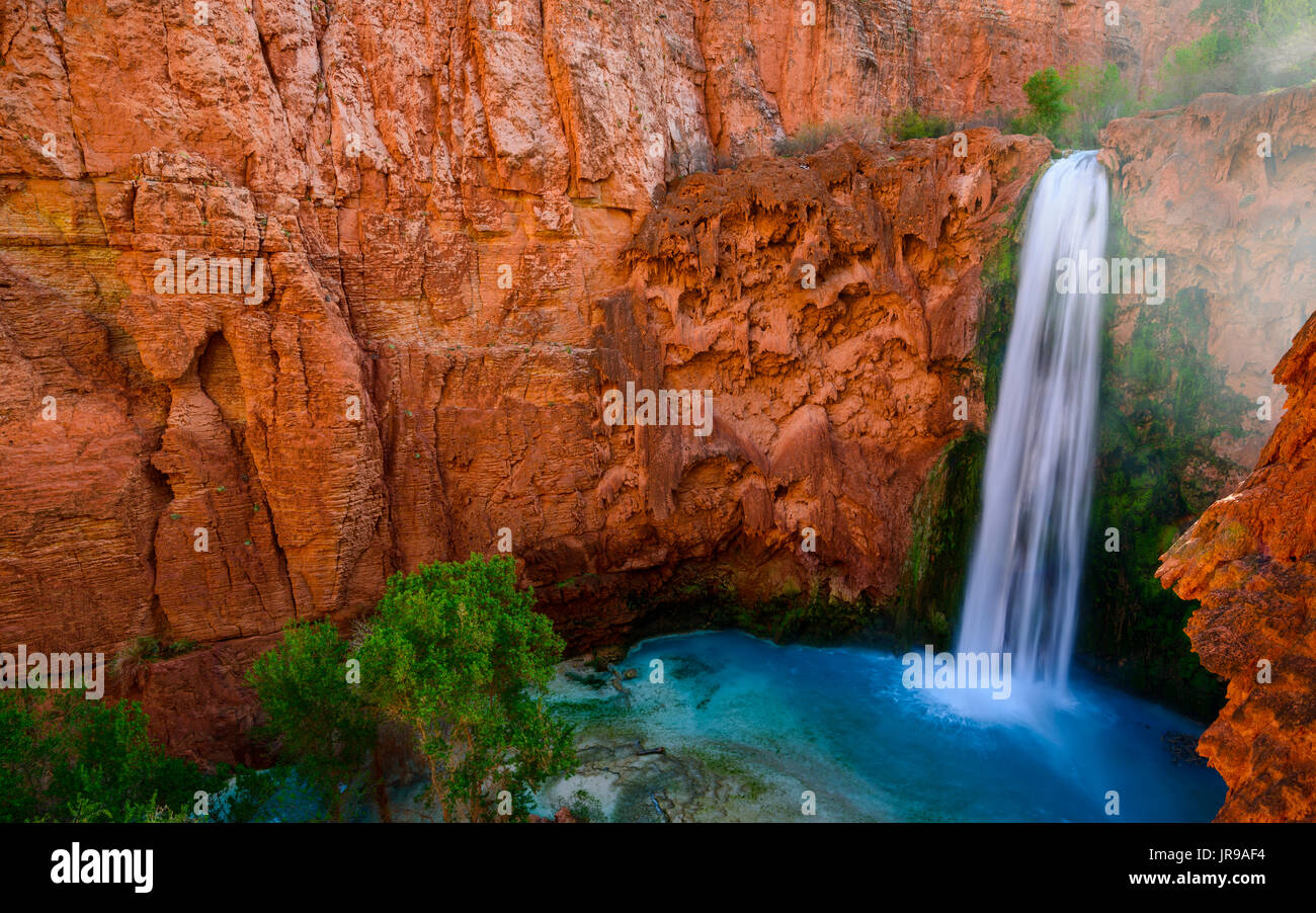 Mooney Falls Foto Stock
