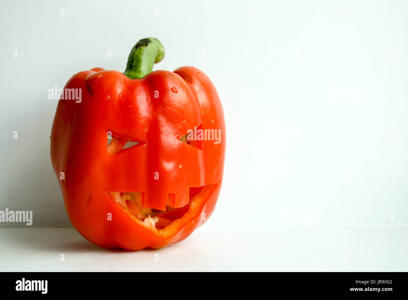 Halloween. La zucca sorridente. Foto Foto Stock