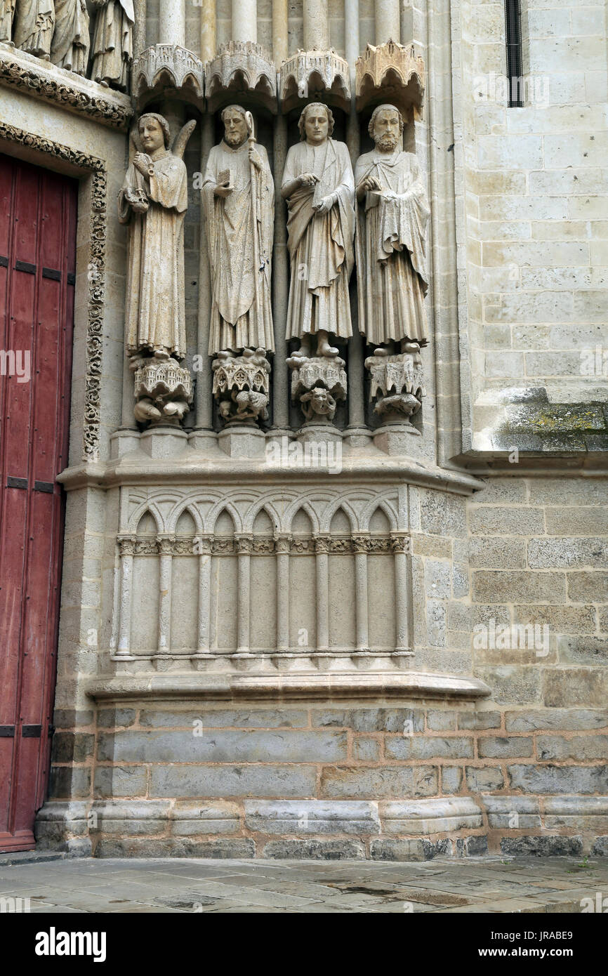Cattedrale di Notre Dame d'Amiens, luogo notre dame, Amiens, somme, hauts de france, Francia Foto Stock