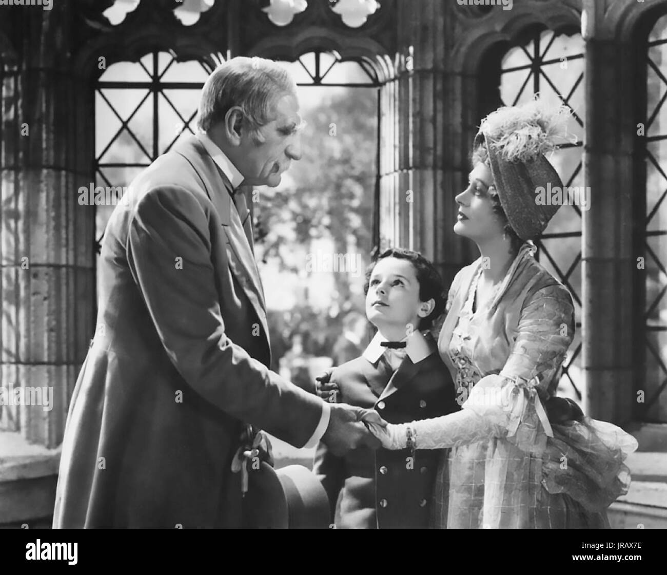 LITTLE Lord Fauntleroy 1936 United Artists film con da sinistra: C. Aubrey Smith, Freddie Bartolomeo,Dolores Costello Foto Stock