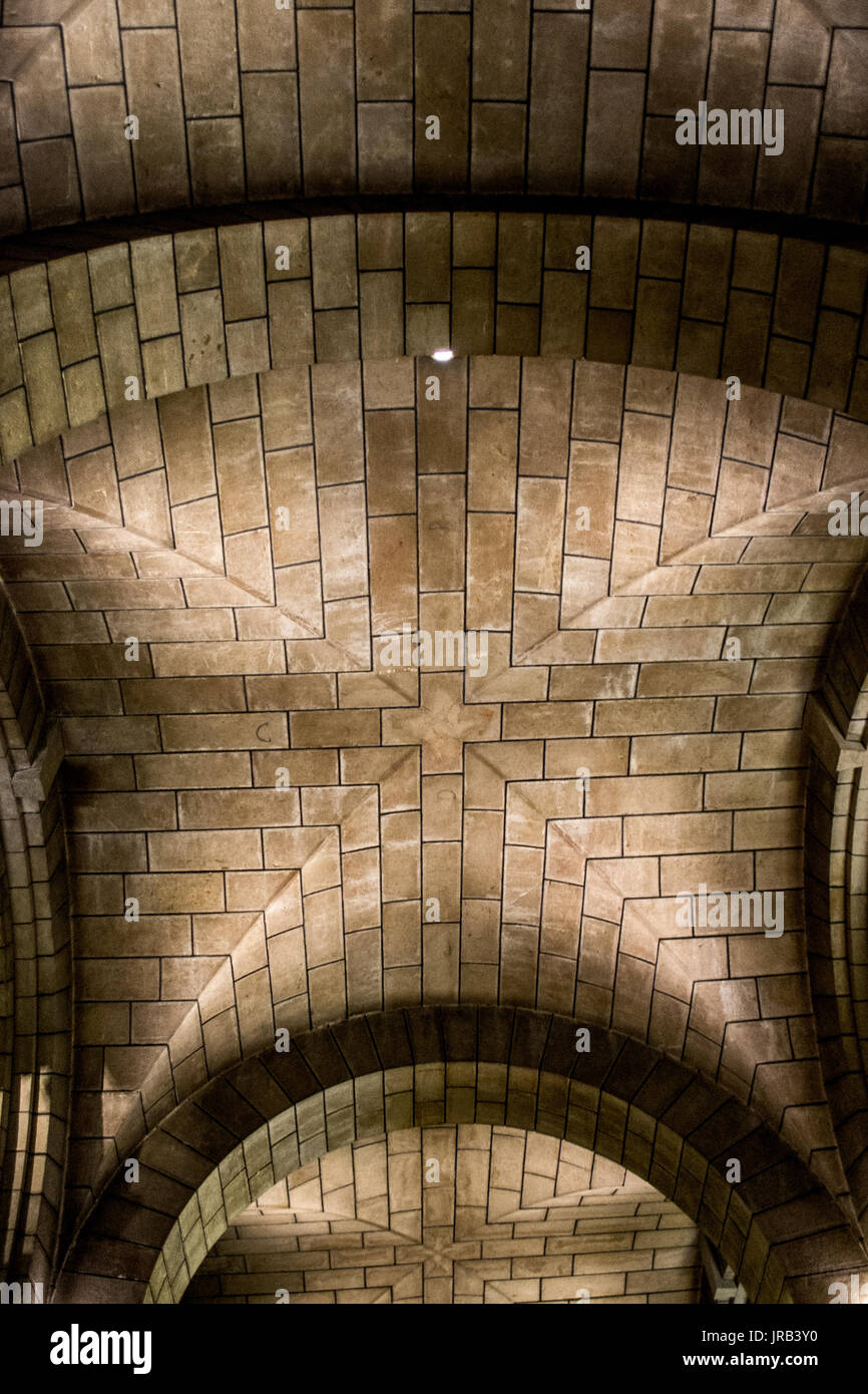 Soffitto in mattoni Foto Stock