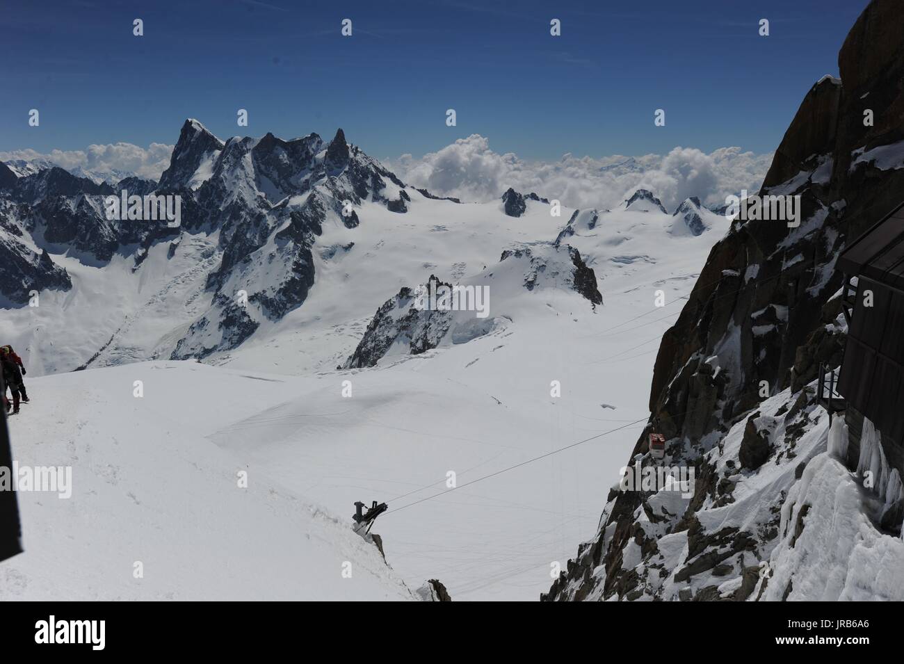 Mont Blanc, alpi svizzere Foto Stock