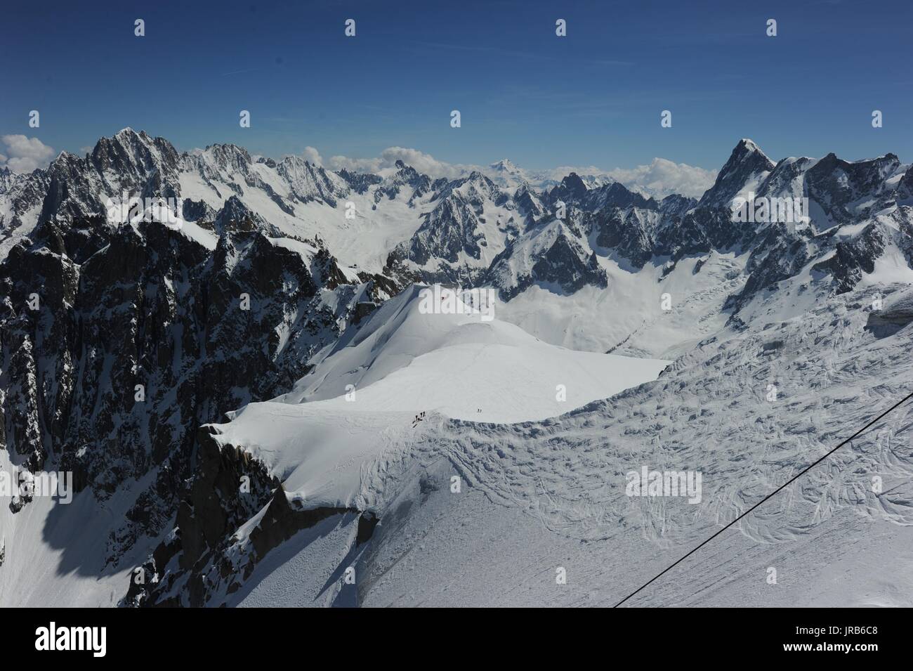 Mont Blanc, alpi svizzere Foto Stock