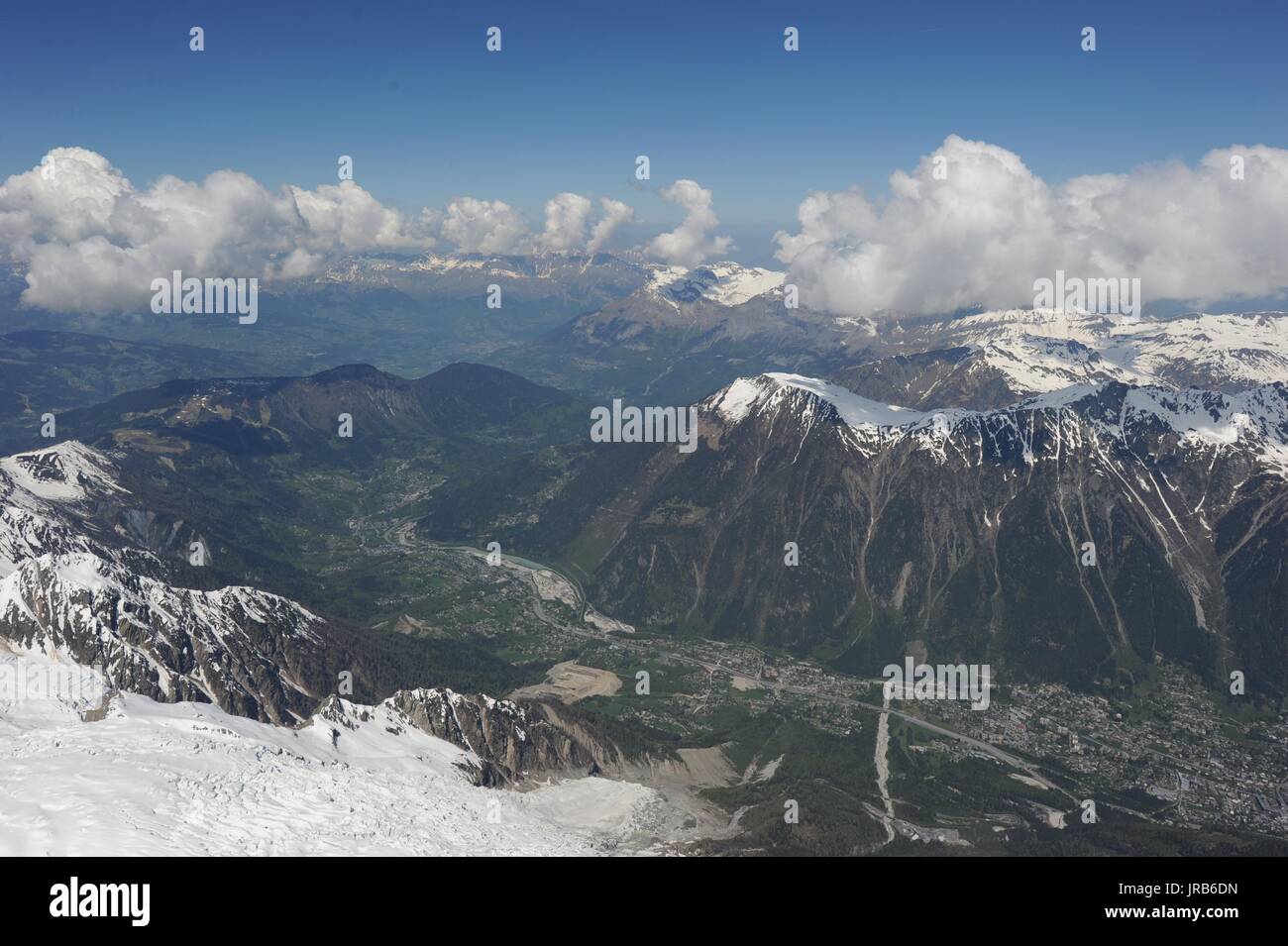 Mont Blanc, alpi svizzere Foto Stock