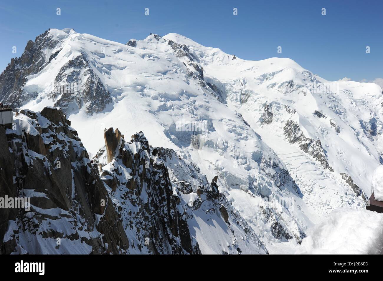 Mont Blanc, alpi svizzere Foto Stock