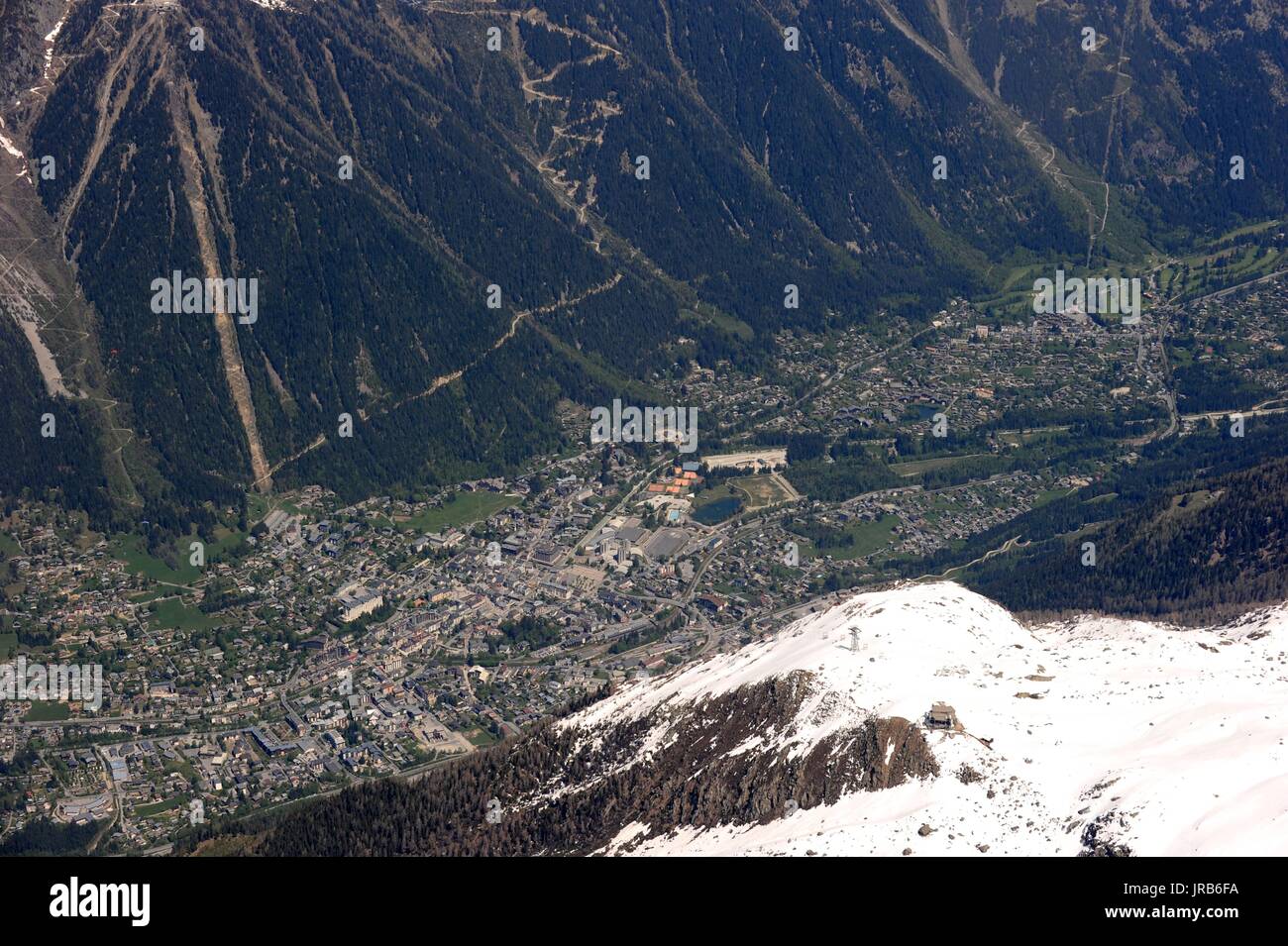 Mont Blanc, alpi svizzere Foto Stock