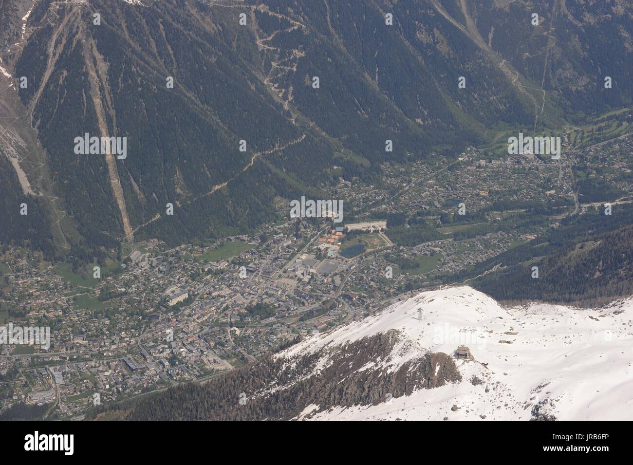 Mont Blanc, alpi svizzere Foto Stock