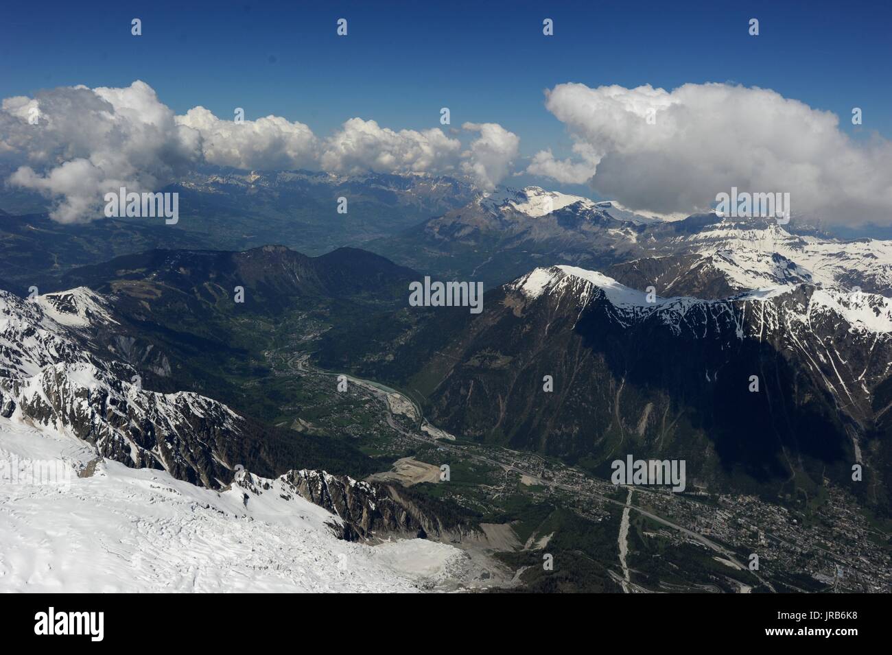 Mont Blanc, alpi svizzere Foto Stock